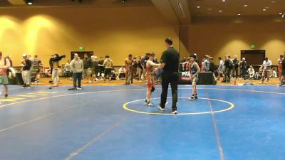 88 lbs Semis - Logan Rang, Steller Trained vs Paeton Miller, Mat Assassins