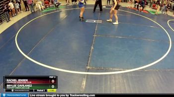 140 lbs Semifinal - Rachel Jensen, Champions Wrestling Club vs Brylee Gavilanez, Fremont Wrestling Club