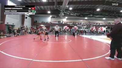 95 lbs Placement Matches (8 Team) - Cayden Carannante, Steel Valley Renegades vs Henry Paster, Yale St