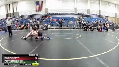 78 lbs Semifinal - Porter McCormick, Michigan Matcat Wrestling Club vs Kaden Joustra, ISI Wrestling Club