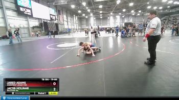 79-80 lbs Round 1 - Jared Adams, Sandpoint Legacy WC vs Jacob Molinar, Buzzsaw WC