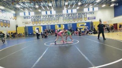 125 lbs Quarterfinal - Olivia Gapud, Viera Hammers vs Payton Gaines, Daughters Of Zion