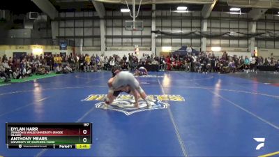 197 lbs Champ. Round 1 - Anthony Mears, University Of Southern Maine vs Dylan Harr, Johnson & Wales University (Rhode Island)