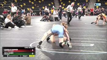 125 lbs Cons. Round 3 - Nick Babin, Columbia vs Charlie Farmer, Army West Point