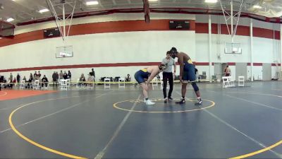 285 lbs Cons. Round 3 - Max Underwood, West Virginia Tech vs Adams Turpin-Abdulrazaaq, West Virginia Tech