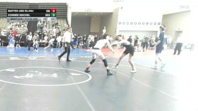 111-I2 lbs Semifinal - Matteo Abu El-Haj, Keystone Wrestling Academy vs Conner Seickel, Centerreach