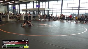 B-14 lbs Cons. Round 1 - Marshall Swancutt, Big Game Wrestling Club vs Jed Wulfekuhle, DC Elite