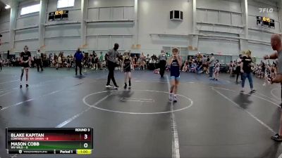 76 lbs Round 3 (8 Team) - Mason Cobb, WV Wild vs Blake Kapitan, Contenders WA Green