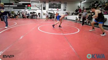170-175 lbs 3rd Place - Wyatt Anderson, Vinita Kids Wrestling vs Cash Ryals, Fort Gibson Youth Wrestling