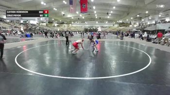 150 lbs 2nd Wrestleback (8 Team) - Cayden Robinson, Knoxville Halls High School vs Cruz Pryor, Nolensville High School