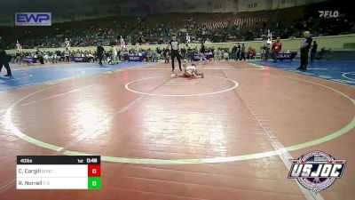 40 lbs Consi Of 4 - Canton Cargill, Duncan Demon Wrestling vs Remi Norrell, F-5 Grappling