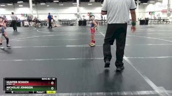 48 lbs Semifinal - Hunter Schuch, NYWC vs Nicholas Johnson, NC