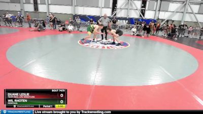 175 lbs Semifinal - Duane Leslie, Team Real Life Wrestling vs Wil Rhoten, Montana