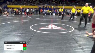 105 lbs Final - Slade Horwat, Derry vs Coy Crane, Northern Lebanon