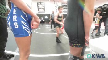 91-98 lbs Rr Rnd 3 - Elyiana Williams, Carthage Youth Wrestling Club vs Addilynn Ashton, Bartlesville Wrestling Club