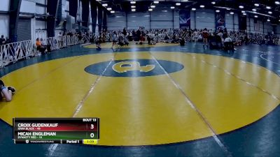 140 lbs Rd# 7- 10:45am Saturday Final Pool - Croix Gudenkauf, Iowa Black vs Micah Engleman, Dynasty RED