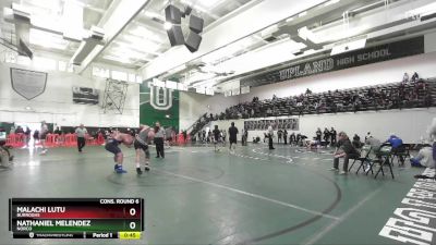 190 lbs Cons. Round 6 - Malachi Lutu, Burroghs vs Nathaniel Melendez, Norco