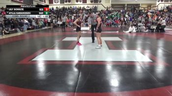 100 lbs Cons. Round 2 - Lily Schulte, West Delaware vs Aylla Karahodzic, Waterloo West