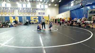 144 lbs Round 7 (8 Team) - Tomas Nielsen, Avalon WC vs Isaac Lowe, Braves WC