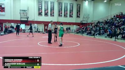 149 lbs Cons. Round 5 - Alexander Barajas, Big Bend vs Horacio Godinez, Evergreen State College