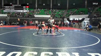 1-5A 132 Champ. Round 1 - Kinley Scott, Central Florence High School vs Ansley Pope, Piedmont