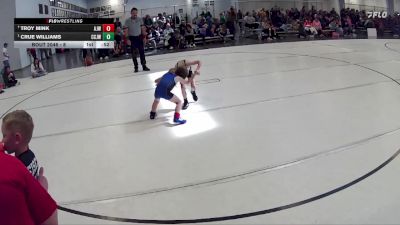 8 lbs Cons. Semi - Crue Williams, Central City JR. Wrestling vs Troy Mink, Ashland-Greenwood Jr Wrestling