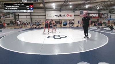 82 kg Cons. Sub-semis - Julian Slaastad, Beat The Streets Chicago-Midway vs Alec Robeson, Tiger Wrestling Club