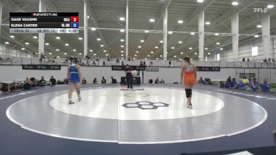 145 lbs Gage Vaughn, Oklahoma J vs Elena Carter, Virginia