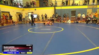 63 lbs Round 3 - Elias Garten, Abilene Kids Wrestling Club vs Caizer McElroy, Garden City Wrestling Club