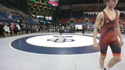 113 lbs Cons. Sub-rd Of 32 - Landon Yeager, Indiana vs Cameron Schofield, Indiana