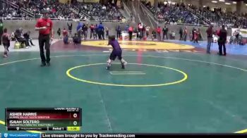 53 lbs Champ. Round 2 - Asher Harris, Illinois Valley Youth Wrestlin vs Isaiah Soltero, Anacortes Hawkeyes Wrestling C