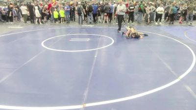 66 lbs Semifinal - Waylon Manderscheid, Legacy Elite vs Jaxson Lawrence, Gold Rush Wrestling