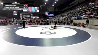 115 lbs Cons. Sub-rd Of 16 - Jenna Anderson, VA vs Isabella Coronado, NV
