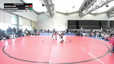 140 lbs Rr Rnd 3 - Beatrice Land, CT Whale Orca vs Hayden Manning, Lady Assassins