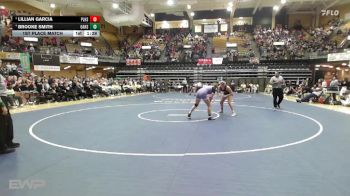 170 lbs 1st Place Match - Brooke Smith, Oakley HS vs Lillian Garcia, Plainville HS