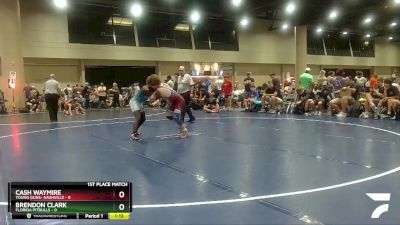 120 lbs Placement (4 Team) - Brendon Clark, Florida Pitbulls vs Cash Waymire, Young Guns- Nashville