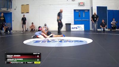 98 lbs Cons. Round 5 - Rocky Jensen, Madison vs Adrian Olivares, Mountain Home