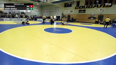 109 lbs Consi Of 16 #2 - Ryan Halal, Bergen Catholic (NJ) vs Manny Novelli, South Anchorage (AK)