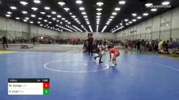 106 lbs Quarterfinal - Mia Zuniga, Ascend Wrestling Academy vs Heather Crull, Northeastern