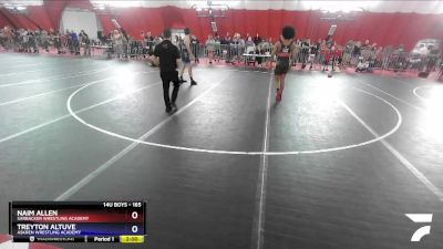 165 lbs Cons. Round 2 - Naim Allen, Sarbacker Wrestling Academy vs Treyton Altuve, Askren Wrestling Academy