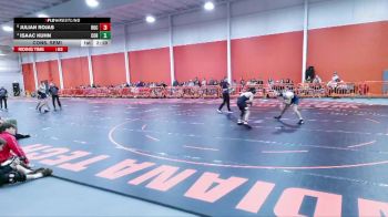 141 lbs Cons. Semi - Isaac Kuhn, Cornerstone vs Julian Rojas, Rochester Christian University
