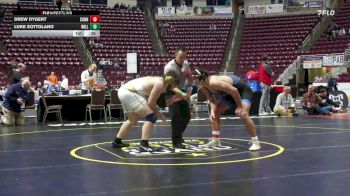 285 lbs 7th Place - Drew Dygert, Conneaut vs Luke Sottolano, Williamson