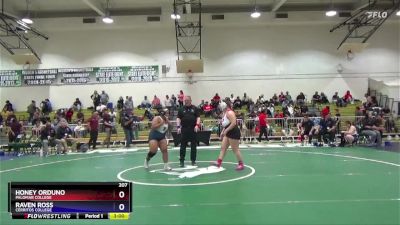 207 lbs Semifinal - Raven Ross, Cerritos College vs Honey Orduno, Palomar College