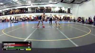 165 lbs Cons. Round 1 - Jacob Beeney, Adrian vs John Conover, Case Western