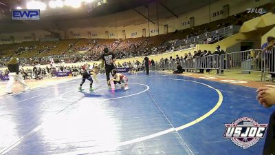 61 lbs Consolation - Barrett Homer, Mustang Bronco Wrestling Club vs Huck Olsen, Mojo Grappling Academy