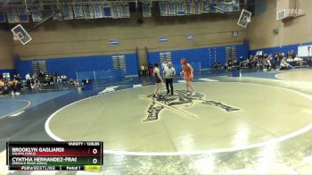 120lbs Cons. Round 2 - Brooklyn Gagliardi, Kalama (Girls) vs Cynthia Hernandez-Fraga, Emerald Ridge (Girls)