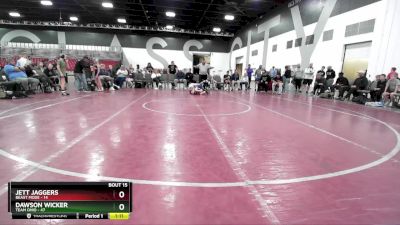 70 lbs Placement Matches (8 Team) - Jett Jaggers, Beast Mode vs Dawson Wicker, Team Ohio