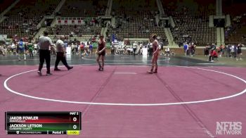 1A-4A 132 Cons. Round 5 - Jackson Letson, Cleburne County vs Jakob Fowler, Montevallo