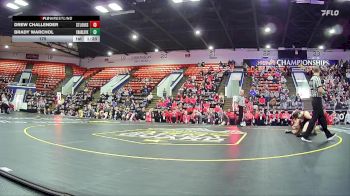 175 lbs Quarterfinals (8 Team) - Drew Challender, St Louis HS vs Brady Warchol, Charlevoix HS