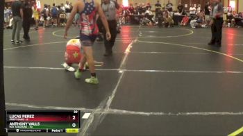 115 lbs Quarterfinals (8 Team) - Anthony Valls, Mat Assassins vs Lucas Perez, Frost Gang